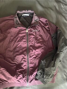 Givenchy Plum and Charcoal Track Jacket
